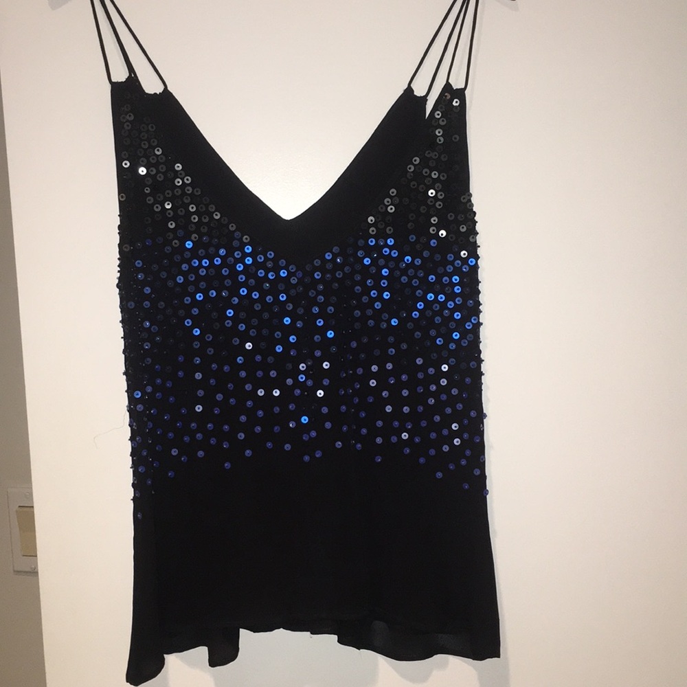 Sexy  Madison Marcus ombré sequin top💎💎💎